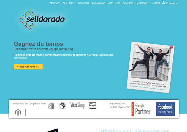 image site selldorado avec Bootstrap
